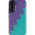 Purple Turquoise Zig Zag Galaxy S22 Pro Case