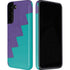 Purple Turquoise Zig Zag Galaxy S22 Pro Case
