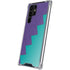Purple Turquoise Zig Zag Galaxy S22 Ultra Clear Case