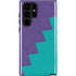 Purple Turquoise Zig Zag Galaxy S22 Ultra Pro Case