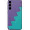 Purple Turquoise Zig Zag Galaxy S23 FE Skin
