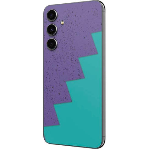 Purple Turquoise Zig Zag Galaxy S23 FE Skin