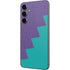 Purple Turquoise Zig Zag Galaxy S23 FE Skin