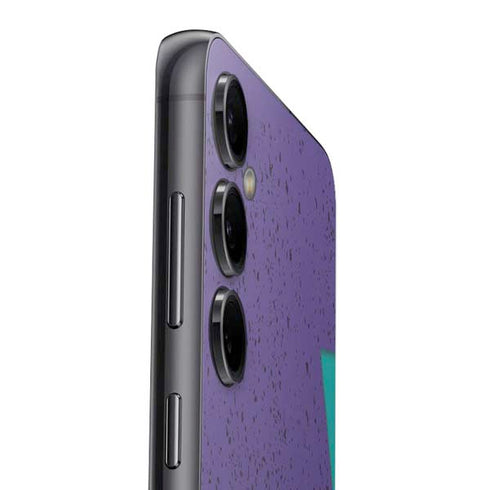 Purple Turquoise Zig Zag Galaxy S23 FE Skin