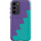 Purple Turquoise Zig Zag Galaxy S23 Plus Pro Case