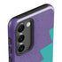 Purple Turquoise Zig Zag Galaxy S23 Plus Pro Case
