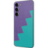 Purple Turquoise Zig Zag Galaxy S23 Plus Skin
