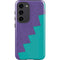 Purple Turquoise Zig Zag Galaxy S23 Pro Case