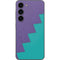 Purple Turquoise Zig Zag Galaxy S23 Skin