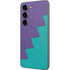 Purple Turquoise Zig Zag Galaxy S23 Skin