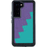 Purple Turquoise Zig Zag Galaxy S23 Waterproof Case