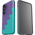 Purple Turquoise Zig Zag Galaxy S24 Plus Impact Case