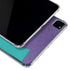 Purple Turquoise Zig Zag iPad Pro 12.9in (2020) Clear Case