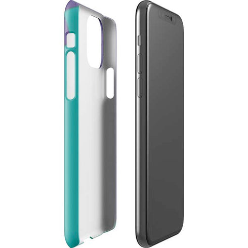 Purple Turquoise Zig Zag iPhone 11 Pro Lite Case