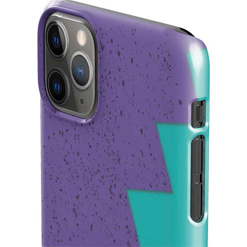 Purple Turquoise Zig Zag iPhone 11 Pro Max Lite Case