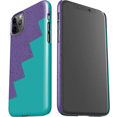 Purple Turquoise Zig Zag iPhone 11 Pro Max Lite Case