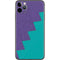 Purple Turquoise Zig Zag iPhone 11 Pro Max Skin