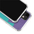 Purple Turquoise Zig Zag iPhone 12 Mini Clear Case