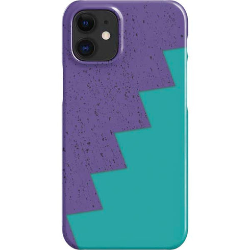 Purple Turquoise Zig Zag iPhone 12 Mini Lite Case
