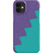 Purple Turquoise Zig Zag iPhone 12 Mini Lite Case