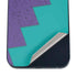 Purple Turquoise Zig Zag iPhone 12 Mini Skin