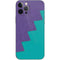 Purple Turquoise Zig Zag iPhone 12 Pro Max Skin