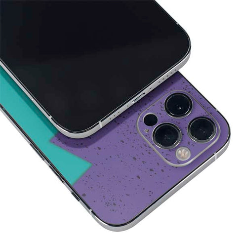 Purple Turquoise Zig Zag iPhone 12 Pro Max Skin