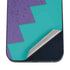 Purple Turquoise Zig Zag iPhone 12 Skin
