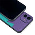 Purple Turquoise Zig Zag iPhone 12 Skin