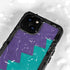 Purple Turquoise Zig Zag iPhone 13 Mini Waterproof Case
