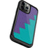 Purple Turquoise Zig Zag iPhone 13 Pro Cargo Case