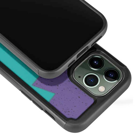 Purple Turquoise Zig Zag iPhone 13 Pro Cargo Case