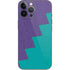 Purple Turquoise Zig Zag iPhone 13 Pro Max Skin