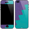 Purple Turquoise Zig Zag iPhone 5/5s/5SE Skin