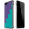 Purple Turquoise Zig Zag iPhone 7/8 Plus Clear Case