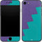 Purple Turquoise Zig Zag iPhone 7 Skin
