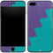 Purple Turquoise Zig Zag iPhone 8 Plus Skin