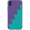 Purple Turquoise Zig Zag iPhone 8 Pro Case