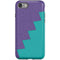 Purple Turquoise Zig Zag iPhone SE (2nd & 3rd Gen) Pro Case