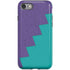Purple Turquoise Zig Zag iPhone SE (2nd & 3rd Gen) Pro Case