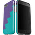 Purple Turquoise Zig Zag iPhone SE (2nd & 3rd Gen) Pro Case