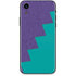 Purple Turquoise Zig Zag iPhone XR Skin