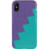 Purple Turquoise Zig Zag iPhone XS Pro Case