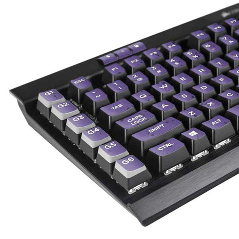 Purple Turquoise Zig Zag K95 RGB PLATINUM Mechanical Gaming Keyboard Skin