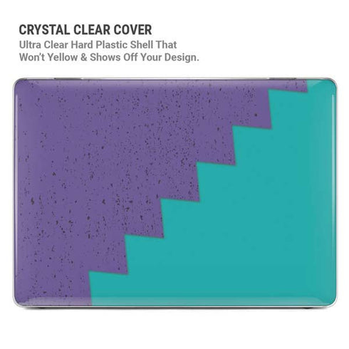 Purple Turquoise Zig Zag MacBook Air 15in (2023-2025) Case plus Skin