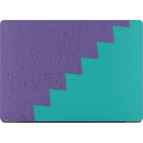 Purple Turquoise Zig Zag MacBook Pro 14in (2021-24) Skin