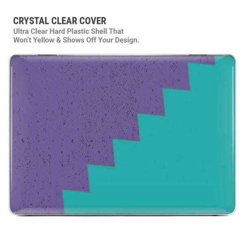 Purple Turquoise Zig Zag MacBook Pro 15in (2016-19) Case plus Skin
