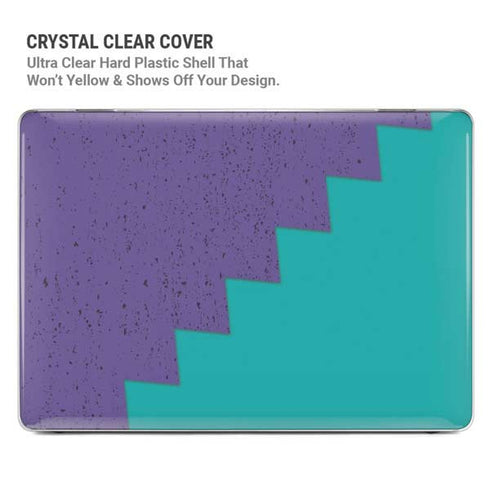 Purple Turquoise Zig Zag MacBook Pro 16in (2019-20) Case plus Skin