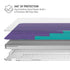Purple Turquoise Zig Zag MacBook Pro 16in (2019-20) Case plus Skin
