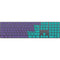 Purple Turquoise Zig Zag Magic Keyboard with Numeric Keypad Skin